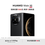 HUAWEI Mate X6 華為折疊旗艦手機(jī) 分布式玄武架構(gòu) 鴻蒙大屏AI 紅楓原色影像 折疊屏手機(jī) 曜石黑 16GB+1TB Mate X6 典藏版