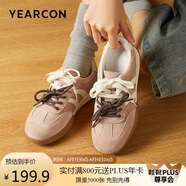 意爾康復(fù)古德訓(xùn)鞋女25春季新款單鞋學(xué)生休閑運(yùn)動(dòng)鞋 49830W  粉紅 39