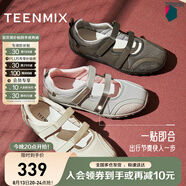 天美意鞋子女瑪麗珍鞋運(yùn)動(dòng)百搭可愛女戶外品牌女鞋2025夏KH009BA5 灰色 38