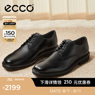 愛步（ECCO）商務(wù)皮鞋男 男士婚鞋結(jié)婚圓頭德比鞋男鞋正裝皮鞋 都市倫敦525604 黑色52560401001 41