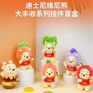 迪士尼（Disney）盲盒手辦娃娃公仔毛絨玩具潮玩偶中秋節(jié)生日禮物 維尼熊掛件盲盒