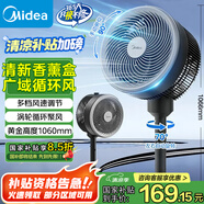 美的（Midea）【新品上市】空氣循環(huán)扇家用臺式落地扇大風(fēng)量搖頭電風(fēng)扇輕音臥室節(jié)能小風(fēng)扇柔風(fēng)香薰 FGA25SCY