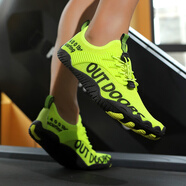 暢影室內運動(dòng)鞋男女健身房居家專(zhuān)用跳繩跳操鍛煉瑜伽鞋涉水沙灘趕海鞋 綠色057 40