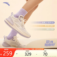 安踏C37+跑鞋減震軟底跑步鞋女鞋透氣夏季跑鞋舒適跳繩運動鞋女休閑鞋