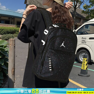 耐克（NIKE）男包女包 2025新款運(yùn)動包Jordan雙肩包AJ時尚休閑電腦包學(xué)生書包 大包/黑色滿天星/30.5*17.8*49.5cm MISC