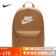 耐克（NIKE）男女雙肩包背包 電腦包旅行包書包 DC4244-224 亞麻