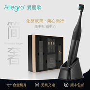 Allegro愛麗歌聲波電動(dòng)牙刷成人情侶款軟毛家用全自動(dòng)深度清潔護(hù)齦奢華送男友女友生日結(jié)婚紀(jì)念送老師禮物 深空灰