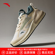 安踏（ANTA）C37+｜女鞋運(yùn)動(dòng)鞋夏季透氣舒適跳繩鞋休閑軟底跑步鞋子女 淺米白/遠(yuǎn)足綠-6 36.5 (230mm)