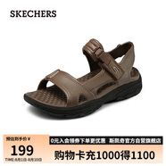 斯凱奇（SKECHERS）男士涼鞋243089 棕色/BRN 39.5 