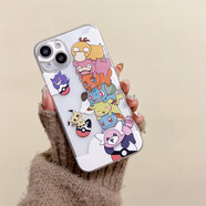 福多多卡通寶可夢(mèng)適用蘋果14promax手機(jī)殼iphone13情侶12女款xsmax硅膠1 透明ST151 vivo其他型號(hào)
