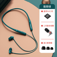 HILINK適用華為蘋(píng)果小米聯(lián)想生態(tài)異能者XE05藍牙耳機掛頸式無(wú)線(xiàn) 線(xiàn)耳機運動(dòng)跑步長(cháng)續航防水 翡翠綠[8D音效藍牙5.4]