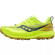 索康尼（SAUCONY）游隼14越野跑鞋徒步鞋舒適運(yùn)動(dòng)鞋跑山鞋男情侶戶外官方旗艦正品 S20916-220-熒光綠蘭-男款 46 內(nèi)長(zhǎng)29.5厘米