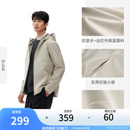 安踏防潑水軟殼衣丨彈力拒水外套24年夏季男防風(fēng)戶外夾克風(fēng)衣 【質(zhì)感防潑水】灰7605-2 L