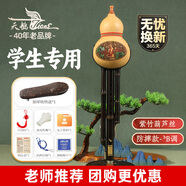 天鵝（SWAN）葫蘆絲紫竹 防摔降B調兒童小學生初學練習三音可拼插演奏級葫蘆絲