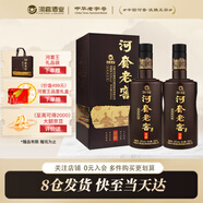 河套酒業(yè) 河套老窖特釀45度濃香型白酒內(nèi)蒙古特產(chǎn)送禮物 45度 500mL 2瓶 雙支禮盒裝