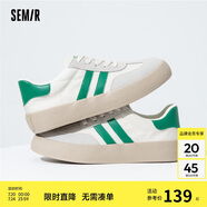 Semir德訓(xùn)鞋男鞋春秋季休閑鞋子板鞋運(yùn)動(dòng)鞋男SFYM233656 白綠 39