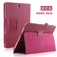 三星（SAMSUNG）適用三星T350保護套 T355c手機外殼 Tab A8寸 SM-P355c-P350平板 玫紅色