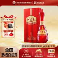 河套酒業(yè)河套王品格婚宴 濃香型白酒 42度 500mL*1瓶禮盒裝