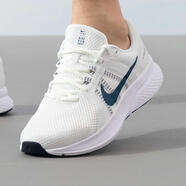 耐克（NIKE）跑步鞋男鞋 2025新款夏季透氣運動鞋RUN SWIFT戶外輕便網(wǎng)面休閑鞋 耐克男鞋緩震跑鞋/白色青鉤/熱銷 40