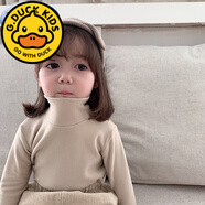 G.duck童裝兒童秋衣女童打底衫2021新款男女長袖T恤冬裝高領(lǐng)保暖上衣潮