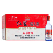 紅星2014-2015批次53度750ml紅星藍(lán)瓶二鍋頭8年陳釀 53度 750mL 12瓶 整箱