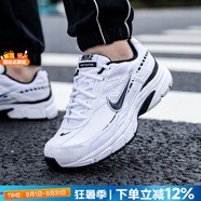 耐克（NIKE）官方 艦店男鞋 25夏新款運動(dòng)鞋輕便透氣慢跑鞋時(shí)尚潮流休閑鞋子男 394055-100【黑白】【偏小】 41 （內長(cháng)260mm）