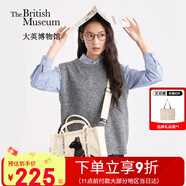 大英博物館埃及系列安德森貓刺繡單肩斜挎包文創(chuàng)送女生七夕情人節(jié)禮物2025年