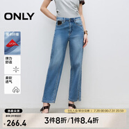ONLY2025春季新款休閑百搭爆款高腰直筒九分牛仔褲女|125149027 J33 350水洗牛仔藍(lán) S S標(biāo)準(zhǔn)褲長(zhǎng)