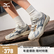 美津濃（MIZUNO）男女跑步鞋 緩震透氣 網(wǎng)面拼接 反光標(biāo)識 RACER S 01/丹寧  40.5