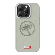 marvel/適用蘋果16promax手機殼鋼鐵俠美國隊長iPhone16新款商務(wù)1 灰色-雷神 金屬鏡頭圈 iPhone 16