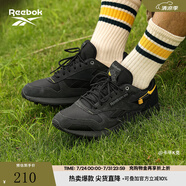 Reebok銳步官方男女款CLASSIC LEATHER黑武士美拉德休閑復(fù)古跑鞋 100032804 36 (23.5cm),US:5