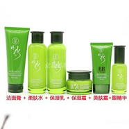 【廠家直供】四季美人蘆薈補水五件套裝防敏保濕鎖水滋潤柔滑彈嫩 六件套=五件套+精華液