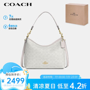 蔻馳（COACH）【品牌直供】女士LAUREL中號手提單肩斜挎包流浪包 人造革
