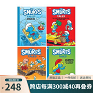 英文原版 The Smurfs Tales 精裝 藍精靈 兒童幽默搞笑漫畫 小學(xué)生英文課外閱讀 綠山墻 藍精靈4冊 全彩版漫畫 精裝 Smurfs  綠山墻圖書