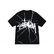 STUSSYSS23 SS23 春夏系列 8球系列 SHATTERED TEE 破碎黑8圖案字母Logo 黑色 XL