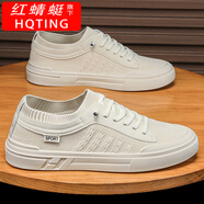 RED DRAGONFLY紅蜻蜓旗下秋冬季男鞋透氣網(wǎng)面薄款防臭運動(dòng)鞋男士司機開(kāi)車(chē)一腳蹬 CK205米色 44