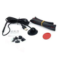 USB右側盲區(qū)攝像頭1080P接中控安卓導航汽車載前輪輔助系統(tǒng)后視鏡 USB右攝像頭1080p帶燈款