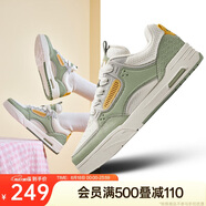 安踏驁杰滑板鞋女鞋厚底耐磨潮流商場(chǎng)同款情侶復古運動(dòng)鞋休閑鞋