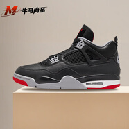 耐克（NIKE）運(yùn)動(dòng)鞋Air Jordan 4 Retro AJ4黑紅 2024版 男子復(fù)古休閑籃球鞋 FV5029-006 42