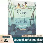 英文原版 Over and Under the Pond 池塘上下 精裝大開本大自然兒童科普啟蒙繪本 綠山墻