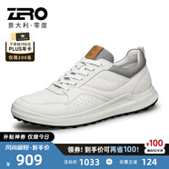 零度Zero運動休閑鞋男2025真皮柔軟輕質(zhì)小白鞋日常百搭低幫高爾夫鞋子 白色 40 (250mm) 【皮鞋尺碼】