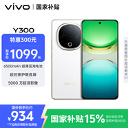 vivo Y300 8GB+256GB 瑞雪白 國家補(bǔ)貼 新一代超級揚(yáng)聲器 6500mAh超薄藍(lán)海電池 超抗摔護(hù)眼直屏 AI手機(jī)