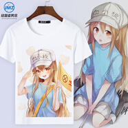 結(jié)盟者工作細胞衣服 血小板 白血球cos服二次元動漫周邊短袖T恤男女夏季 人1  S