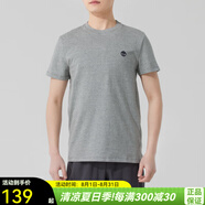 添柏嵐（Timberland）官方T恤男 夏季新款輕便透氣純棉襯衫戶外跑步運(yùn)動服修身休閑短袖 A2EKJ052/刺繡LOGO/店長推薦 2XL (190/128A)