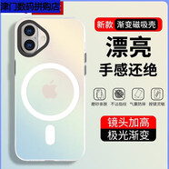 酷盟（kumeng）適用蘋(píng)果16pro手機殼 iPhone16pro保護套 MagSafe磁吸硅膠軟 【極光漸變+MagSafe磁吸】 iPhoneXsMax