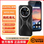 OUKITEL歐奇WP55 PRO 輕薄智能戶外三防手機(jī)11000毫安大電池超長(zhǎng)待機(jī)雙卡 黑色 WP55PRO 5G全網(wǎng)通 國(guó)際版 谷歌原生系統(tǒng) 官方標(biāo)配+豪華9件套