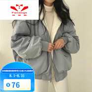 梵奧格（FANAOGE）雙面穿棉衣外套女2023冬季新款韓版寬松BF棉服潮ins棉襖高顏值 藍色【雙面穿】 L 【推薦110-125斤】