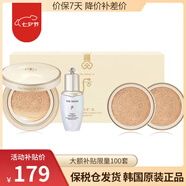 后（The history of Whoo） 韓國進(jìn)口后氣墊 后拱辰享美天氣丹櫻花氣墊粉底液自然保濕 黃金氣墊BB霜套21#象牙白1正2替