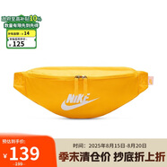 耐克（NIKE）男女腰包 單肩包斜挎包胸包休閑包DB0490-845 橙黃