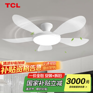 TCL吸頂北歐吊扇燈家用客廳風(fēng)扇燈一體大風(fēng)力餐廳2025新款中山燈具 5葉變頻-無(wú)極調(diào)光-遙控